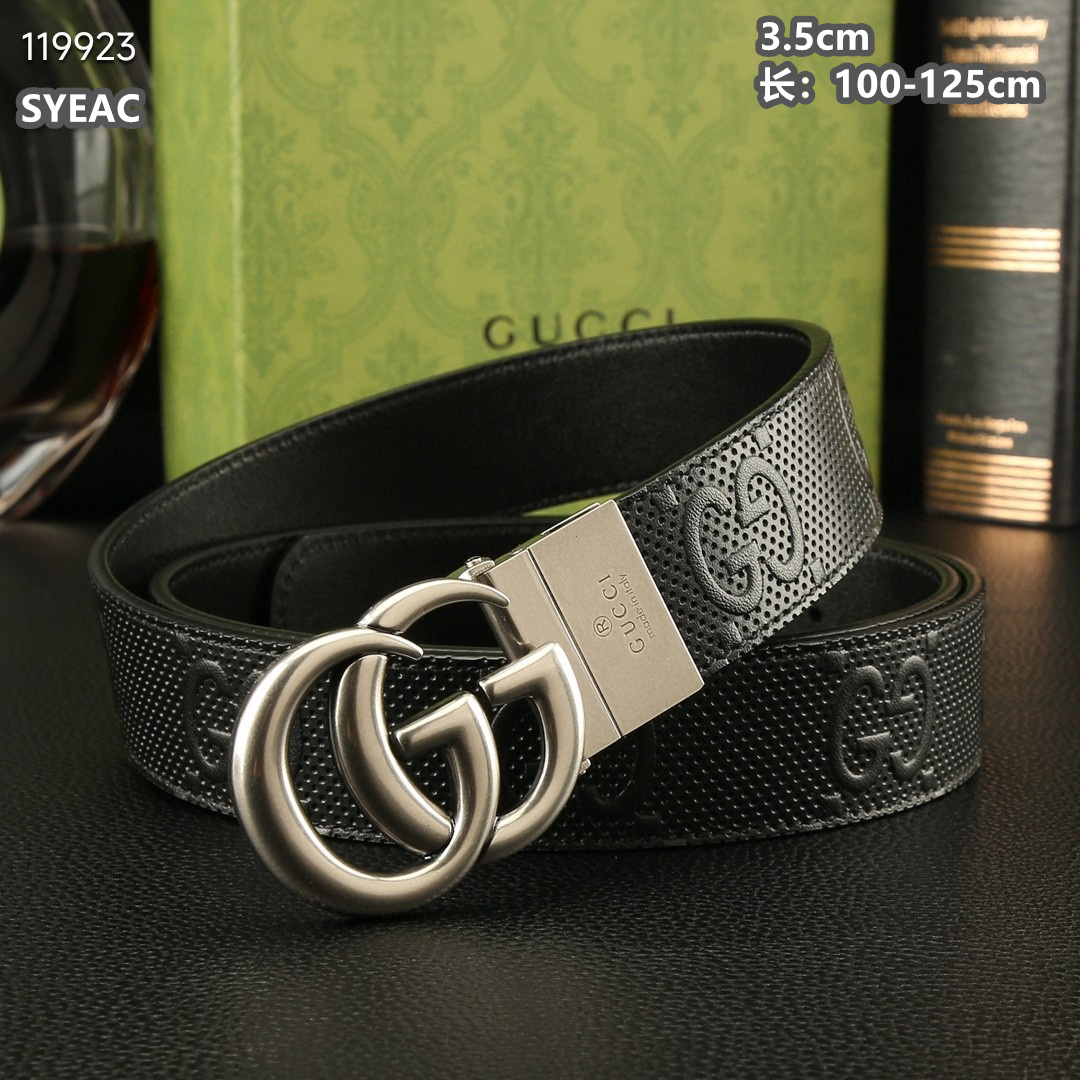 Gucci belt 35mmX100-125cm 8L01